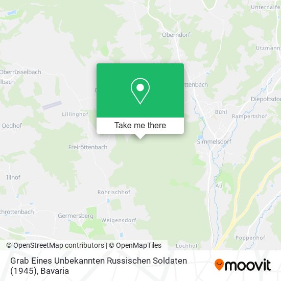 Grab Eines Unbekannten Russischen Soldaten (1945) map