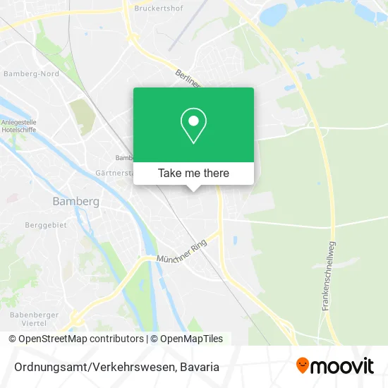 Карта Ordnungsamt/Verkehrswesen