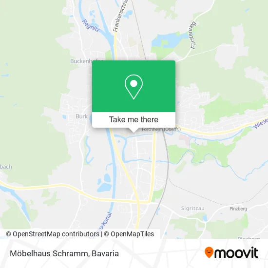 Карта Möbelhaus Schramm