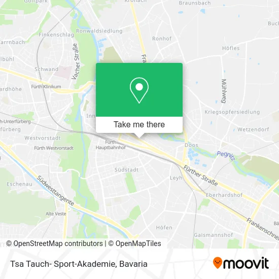 Карта Tsa Tauch- Sport-Akademie