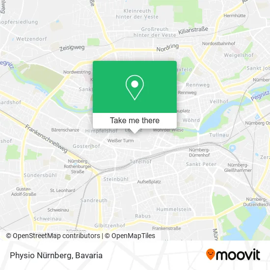 Карта Physio Nürnberg