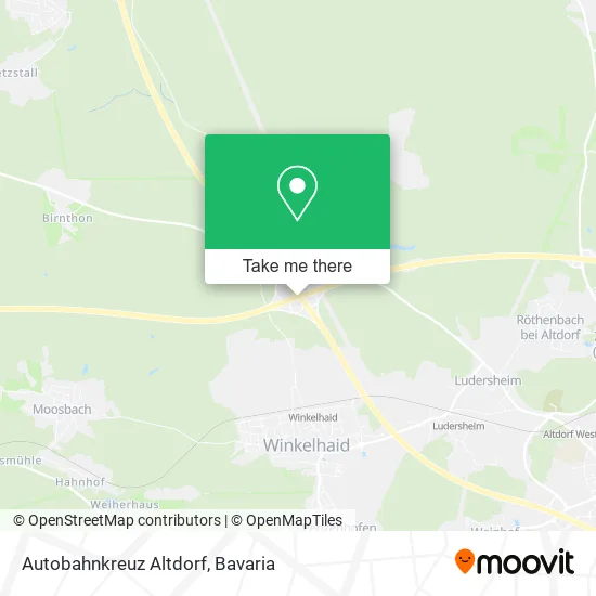 Карта Autobahnkreuz Altdorf
