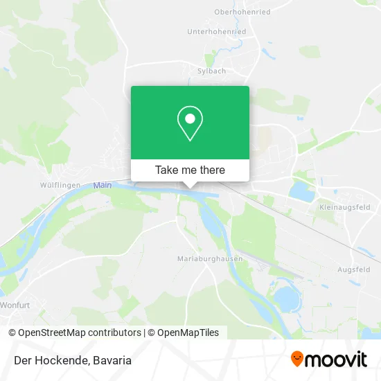 Карта Der Hockende