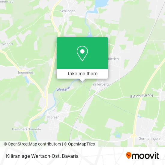 Карта Kläranlage Wertach-Ost