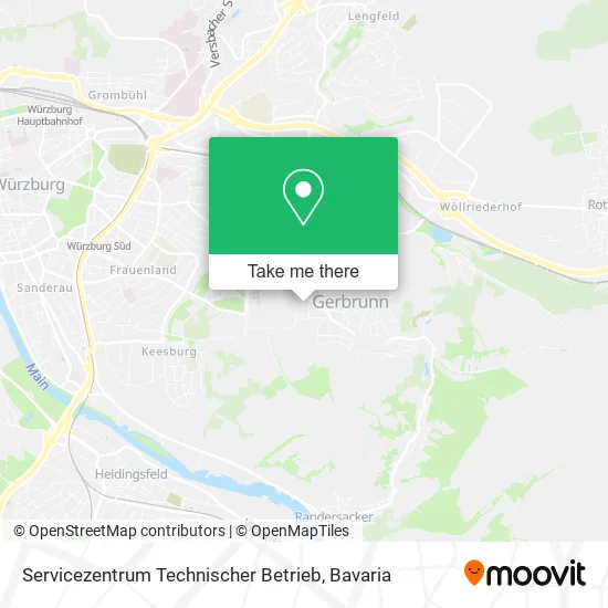 Карта Servicezentrum Technischer Betrieb