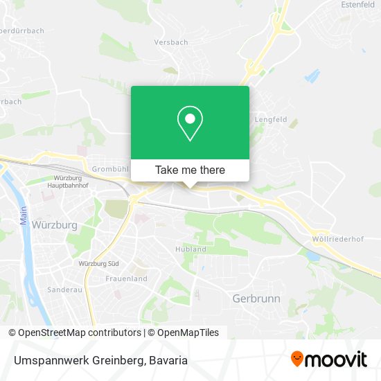 Umspannwerk Greinberg map