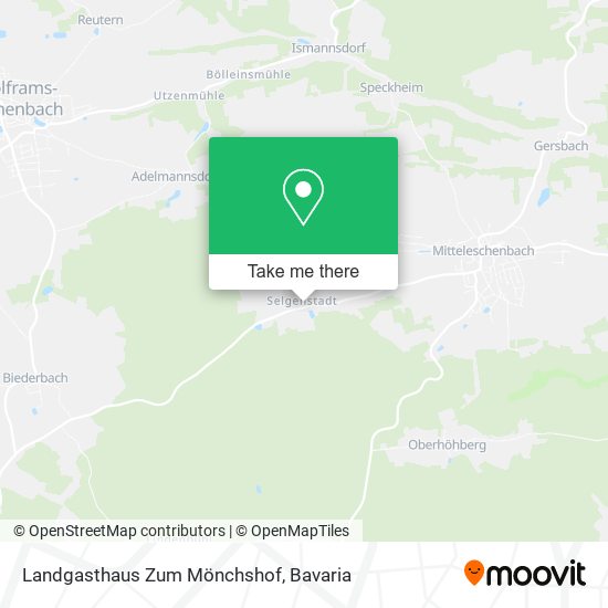 Landgasthaus Zum Mönchshof map