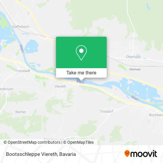 Карта Bootsschleppe Viereth