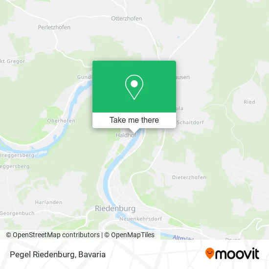 Карта Pegel Riedenburg