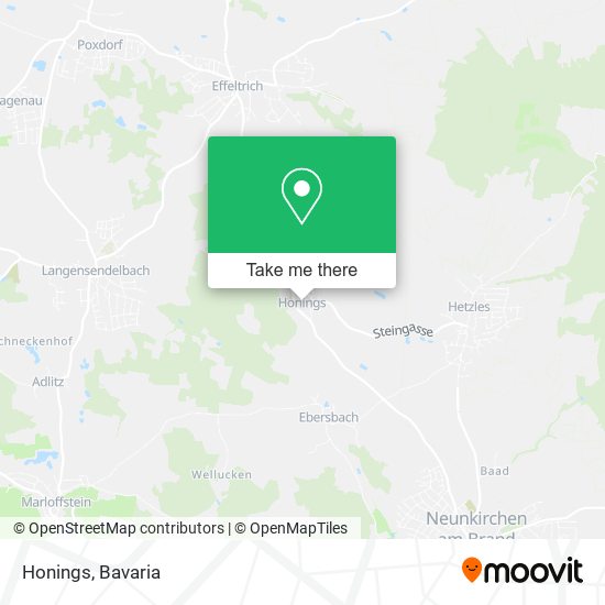 Honings map