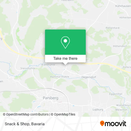 Карта Snack & Shop