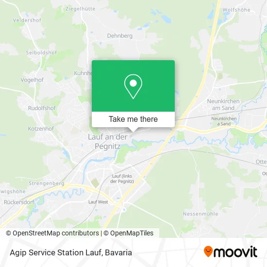 Карта Agip Service Station Lauf