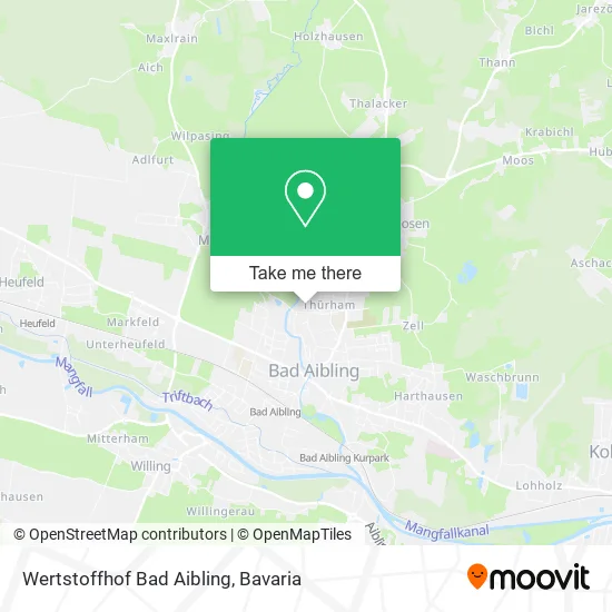 Карта Wertstoffhof Bad Aibling