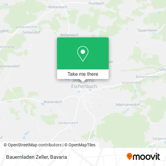 Карта Bauernladen Zeller