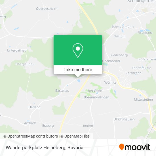 Wanderparkplatz Heineberg map