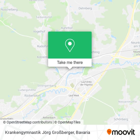 Krankengymnastik Jörg Großberger map