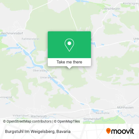 Карта Burgstuhl Im Weigelsberg