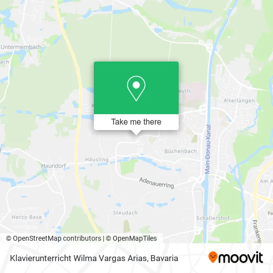Карта Klavierunterricht Wilma Vargas Arias