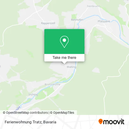 Карта Ferienwohnung Tratz