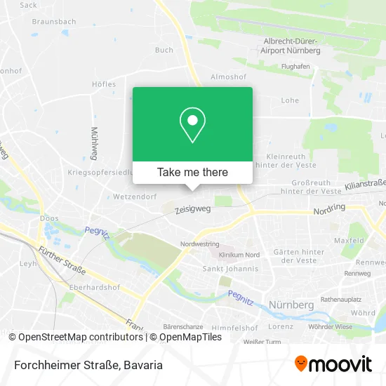 Карта Forchheimer Straße
