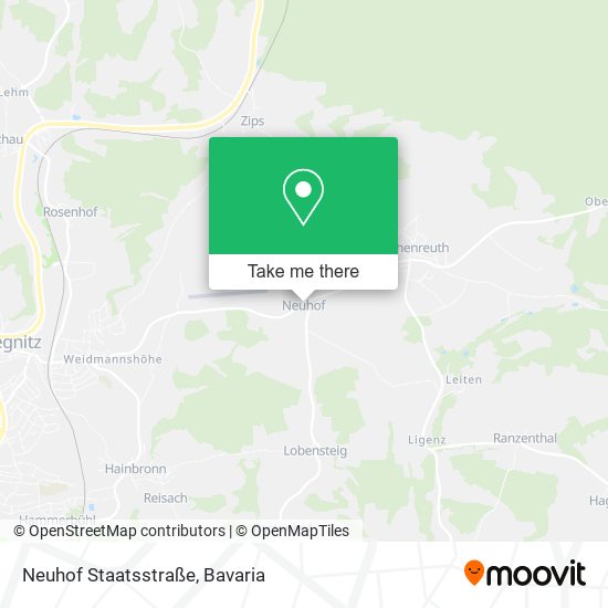 Neuhof Staatsstraße map