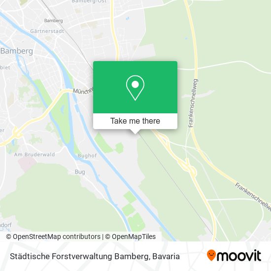 Städtische Forstverwaltung Bamberg map