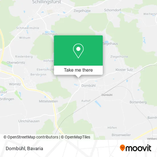 Карта Dombühl