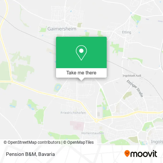 Карта Pension B&M