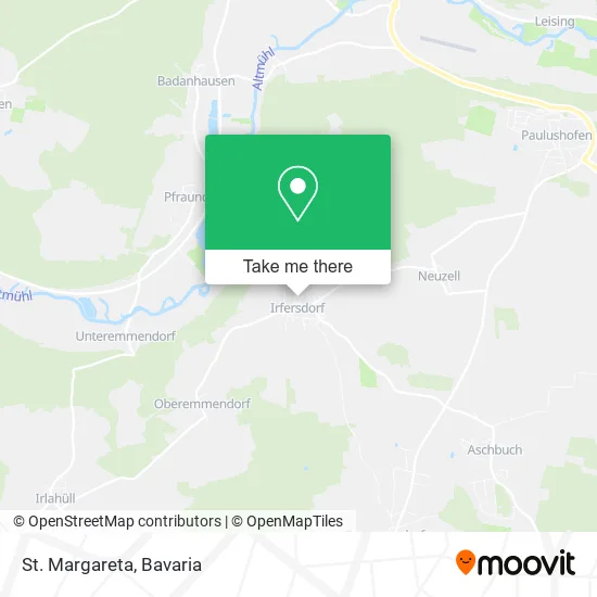 St. Margareta map