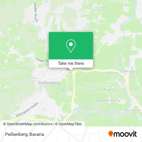 Карта Peißenberg