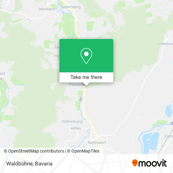 Карта Waldbühne