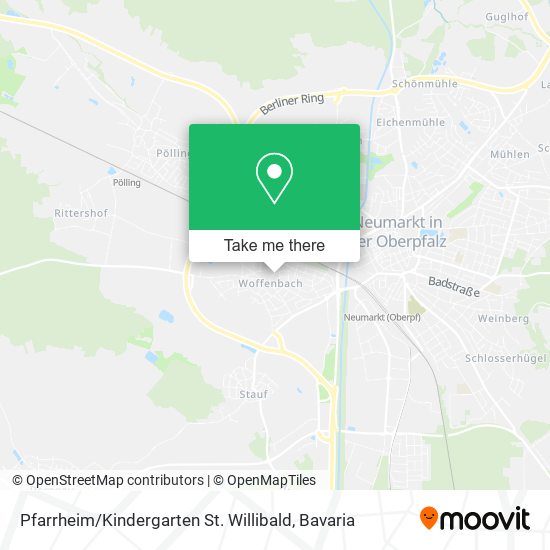 Карта Pfarrheim / Kindergarten St. Willibald