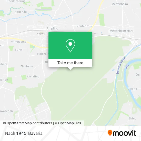 Карта Nach 1945