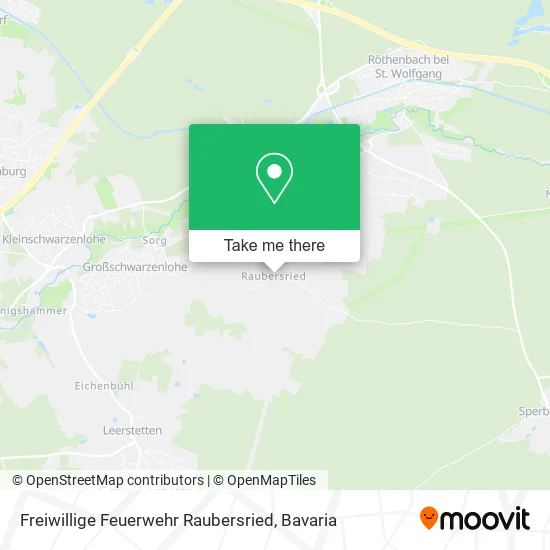 Карта Freiwillige Feuerwehr Raubersried