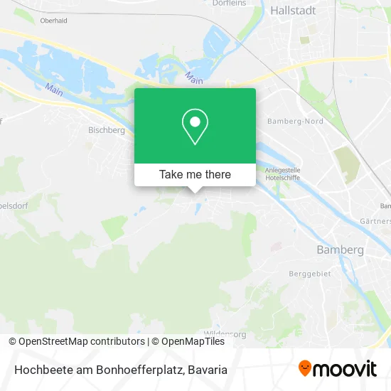 Карта Hochbeete am Bonhoefferplatz