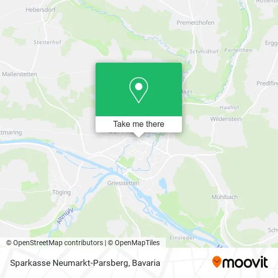 Карта Sparkasse Neumarkt-Parsberg