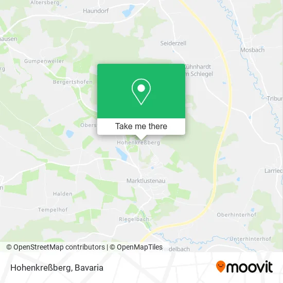 Карта Hohenkreßberg