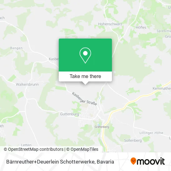 Карта Bärnreuther+Deuerlein Schotterwerke