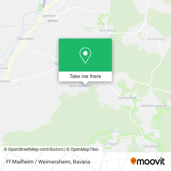 Карта Ff Mailheim / Weimersheim