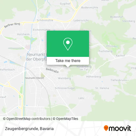 Карта Zeugenbergrunde