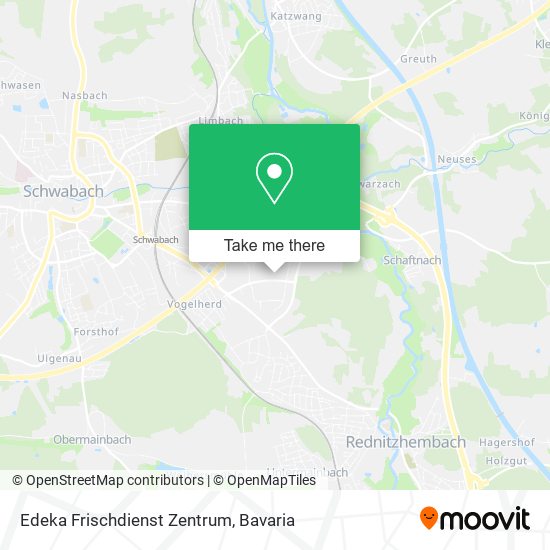 Edeka Frischdienst Zentrum map