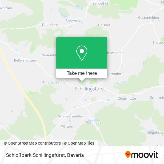 Schloßpark Schillingsfürst map