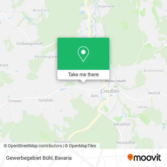 Карта Gewerbegebiet Bühl