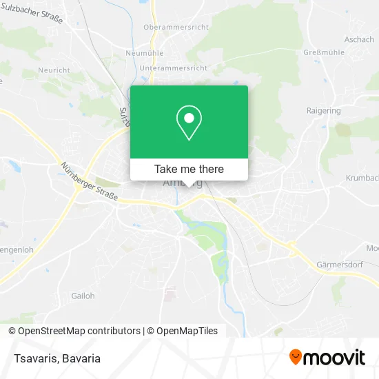 Карта Tsavaris