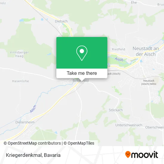 Карта Kriegerdenkmal