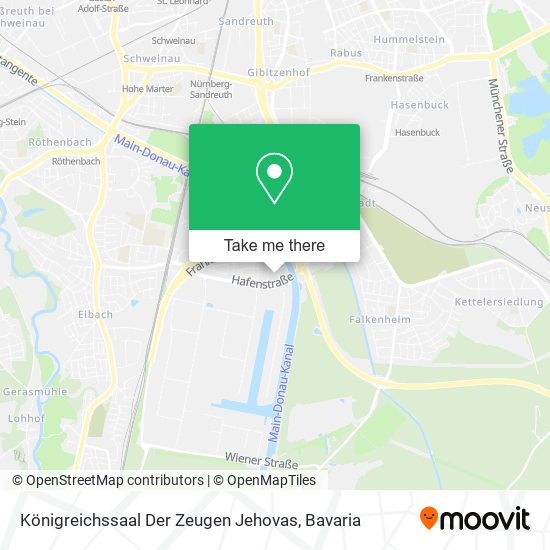 Königreichssaal Der Zeugen Jehovas map