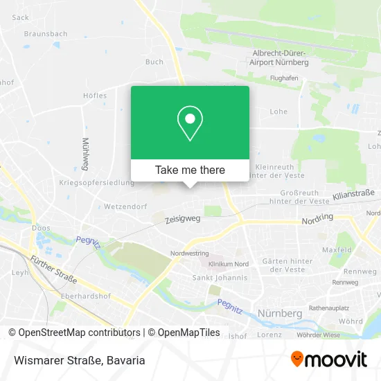 Карта Wismarer Straße