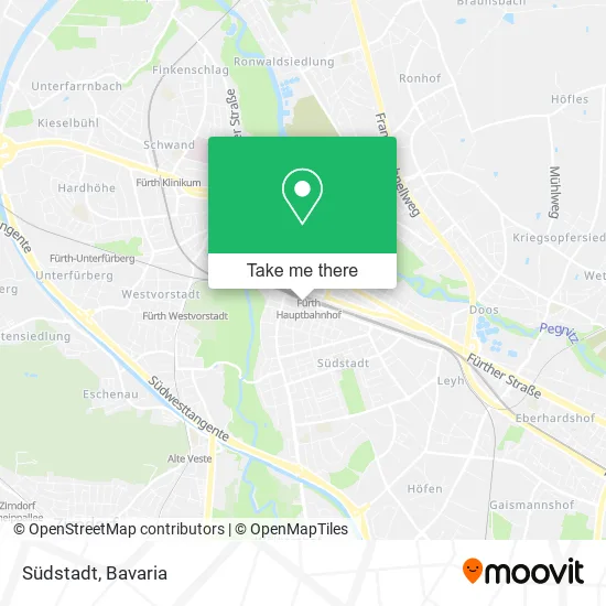 Südstadt map