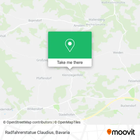 Карта Radfahrerstatue Claudius