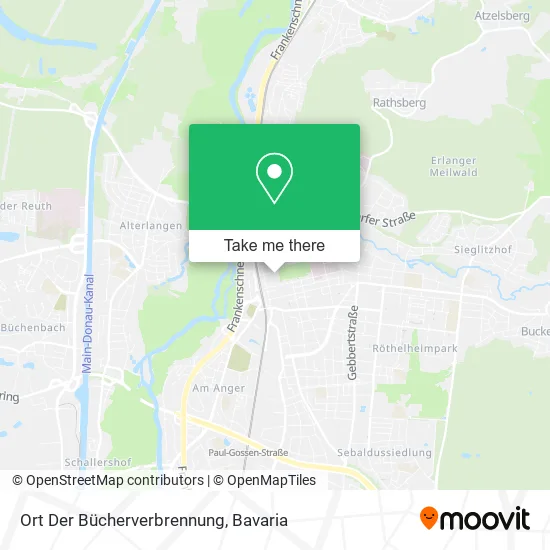 Карта Ort Der Bücherverbrennung